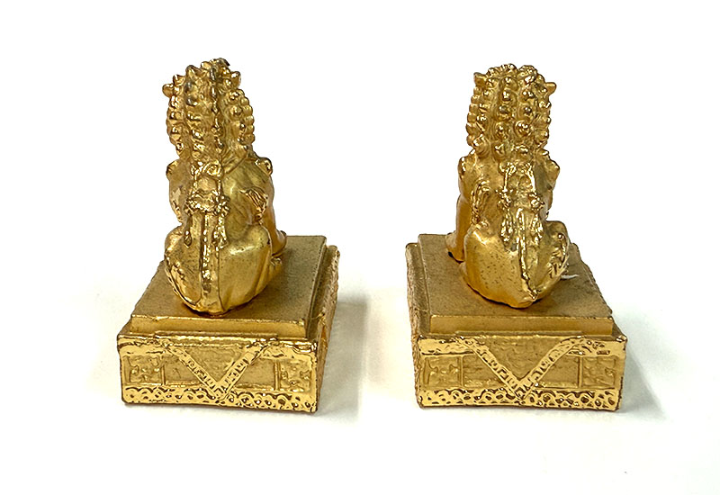 祥獅獻瑞(金獅)擺飾